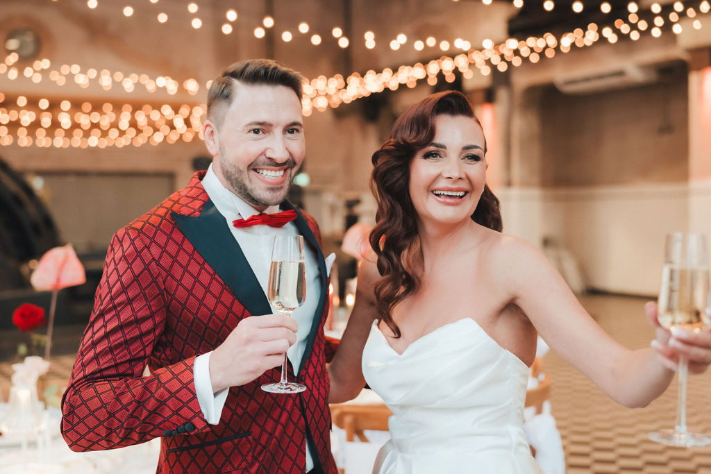 Hochzeit in Kirschrot NRW