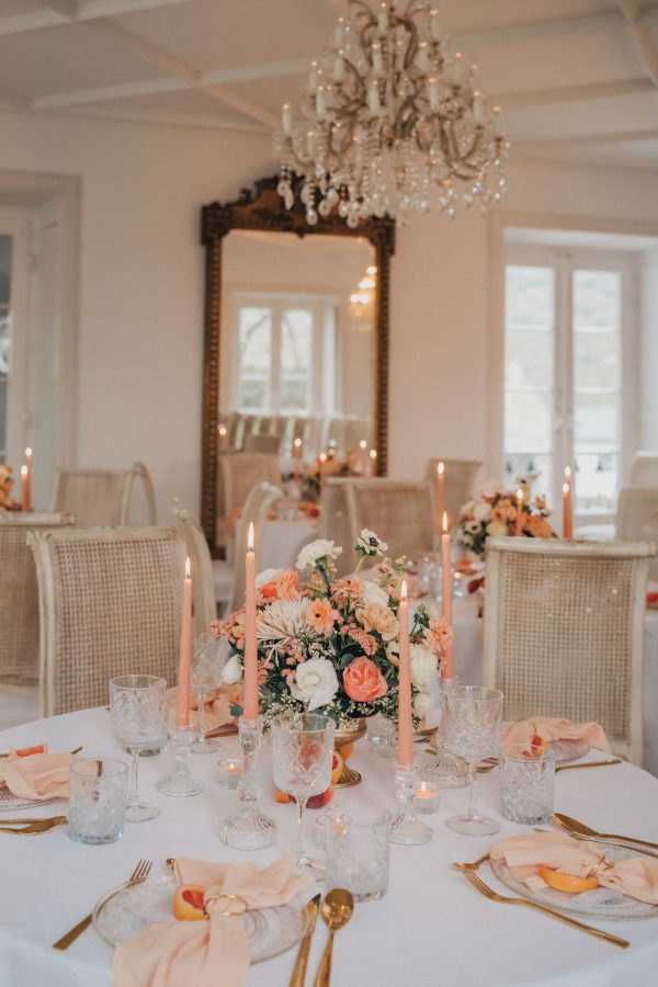 Table Setting Luxushochzeit NRW